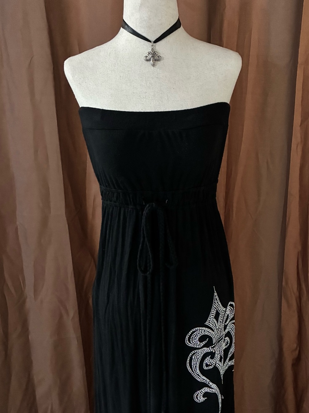 *SOLD* 2000s Fleur-de-Lis Gothic Maxi - Picture 4 of 7